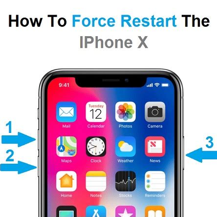 How To Force Restart The IPhone X