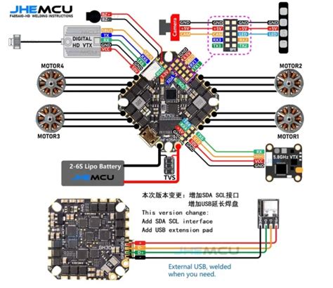 Jhemcu Ghf405 Hd Aio 40a 25 5x25 5mm 3 6s Mantisfpv