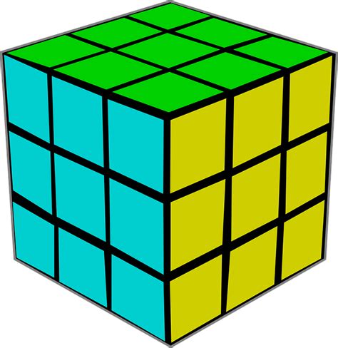 Rubiks Kubus Puzzel Kleur · Gratis vectorafbeelding op Pixabay