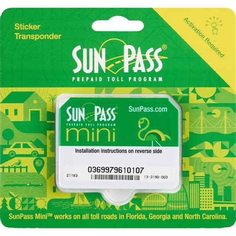 Sunpass Mini Prepaid Toll Program