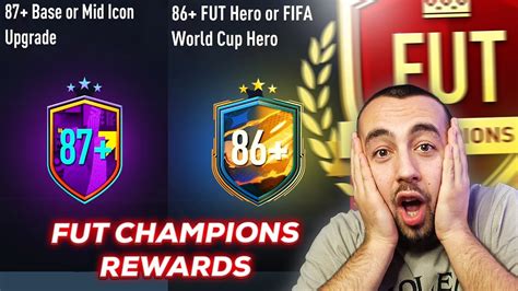 AM DESCHIS 87 BASE Or MID ICON 86 HERO PACK FUT CHAMPIONS REWARDS