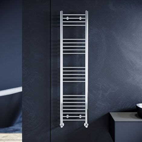 ELEGANT 1600 X 400 Mm Chrome Straight Towel Rail Radiator Bathroom