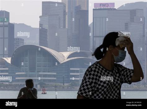 Hong Kong Observatory Has Issued Very Hot Weather Warning Picture Taken At The Tsim Sha Tsui