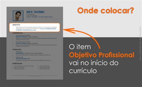 Objetivo Profissional Para Curr Culo Exemplos Prontos Para Copiar