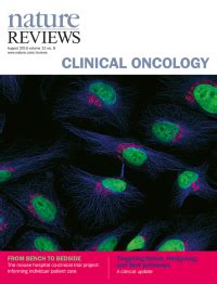 Volume Nature Reviews Clinical Oncology