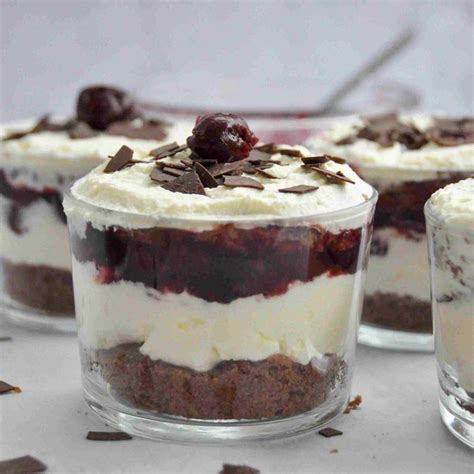 Mini Black Forest Cakes Crazy Kitchen