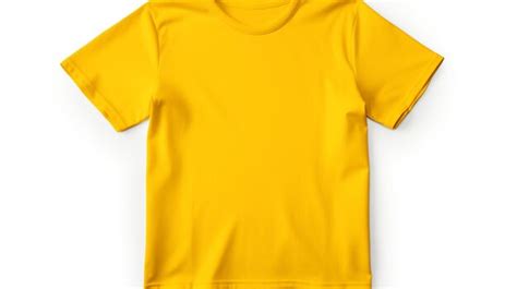 Premium AI Image | yellow t shirt for design