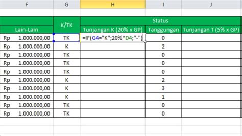 Cara Menghitung Pajak Penghasilan Pph Di Ms Excel Tahupost