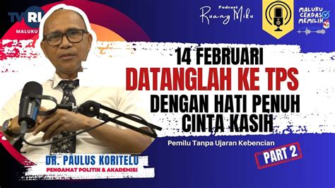 Pemilu Tanpa Ujaran Kebencian Part Podcast Pemilu Ruang Miku Dr