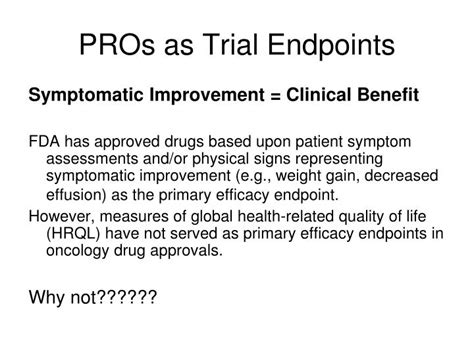 Ppt Patient Reported Outcomes In Oncology Trials Powerpoint Presentation Id 3528203