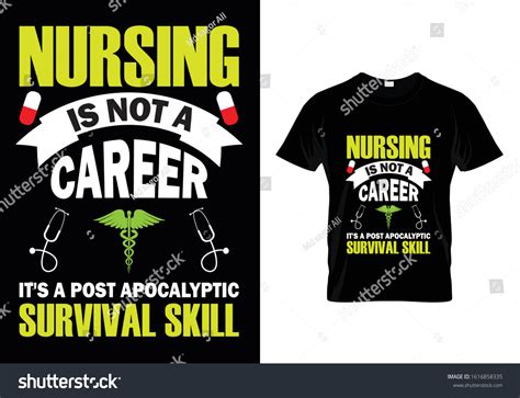 Nursing Not Career Post Apocalyptic Survival Stock Vector Royalty Free