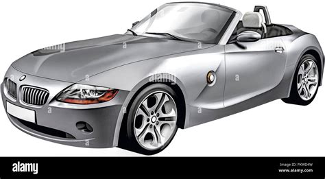 Automodell Bmw Z4 Roadster Stock Photo Alamy