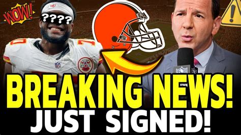 Deal Done Has Been Confirmed Cleveland Browns News Today Nfl