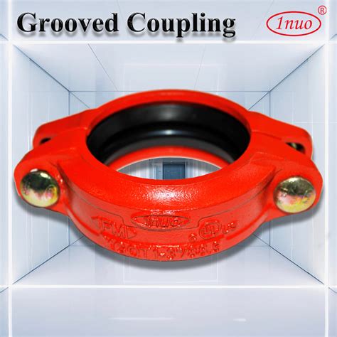 Fire Fighting Systems Grooved Systems Fm Ul Ce Approved Ductile Iron Grooved Rigid Coupling