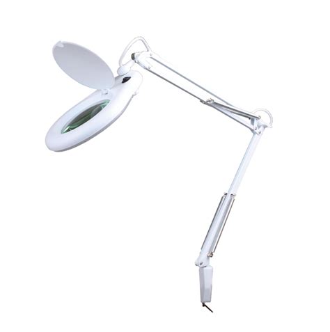 Lampa warsztatowa LED SMD z lupą 127mm 8066D2LED A 7C 5D 9W