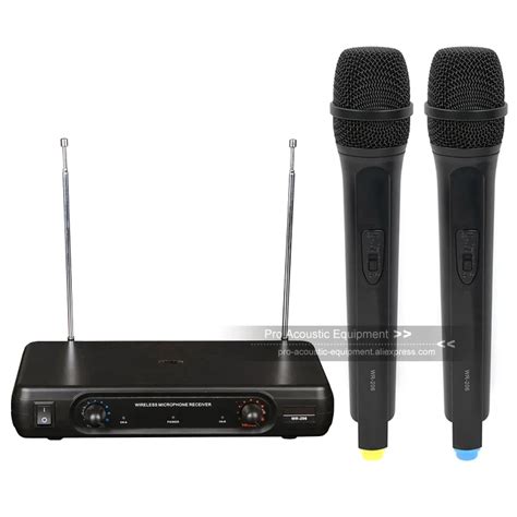 Wr Professionele Vhf Handheld Draadloze Microfoon Systeem Voor