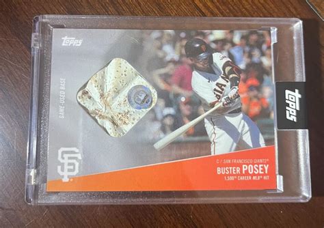 Buster Posey Topps Chrome Refractor Buster Posey Career Hit