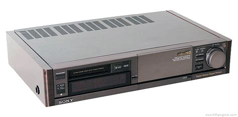 Sony EV S1000E Video 8 Cassette Recorder Manual HiFi Engine