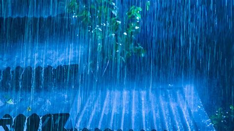 Close Your Eyes To Fall Asleep Within Minutes With Heavy Rainfall