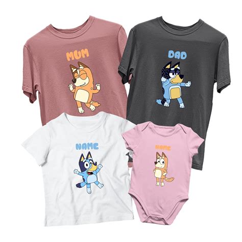 Buy Bluey Birthday Girl Shirt Bluey Birthday Squad Shirt Bluey