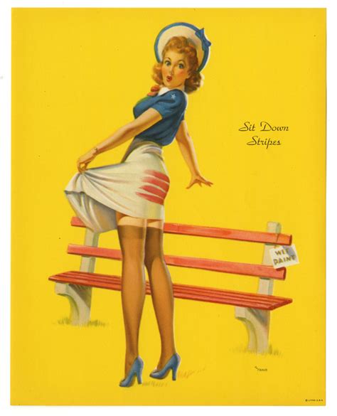 Vintage Art Frahm Pin Up Art