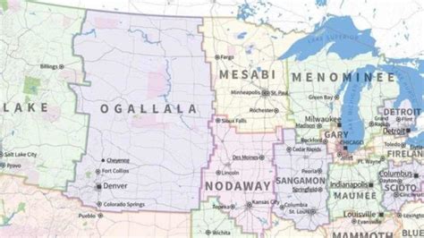 Map Us Map Redrawn So States Have Equal Populations Infographic