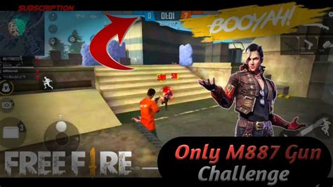 Free Fire Only M1887 Gun Challenge In Clash Squad Mod Only Do Goli