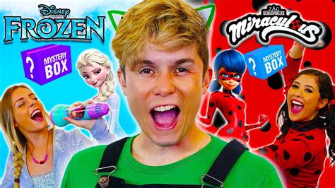 MIRACULOUS vs FROZEN Qual é a MELHOR Caixa Misteriosa Ladybug e