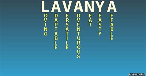 The Meaning Of Lavanya Name Meanings