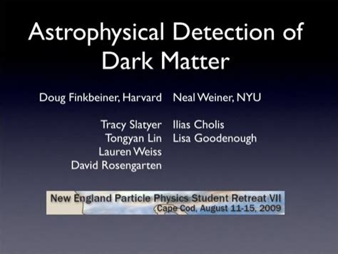 Astrophysics Of Dark Matter