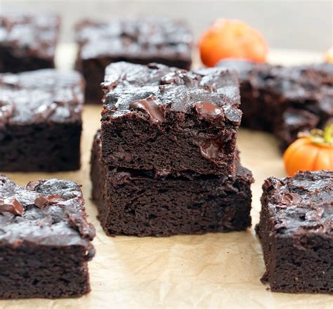 Flourless Pumpkin Brownies Kirbie S Cravings