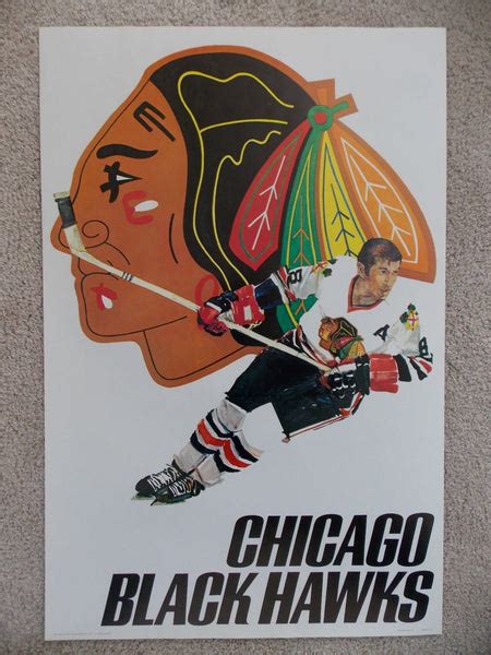 NHL Posters - Chicago Black Hawks – Vintage Sports Items