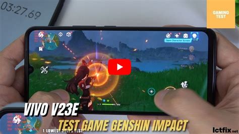 Vivo V E Genshin Impact Gaming Test Mediatek Helio G Gb Ram Ictfix