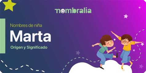 Marta Origen Y Significado Del Nombre