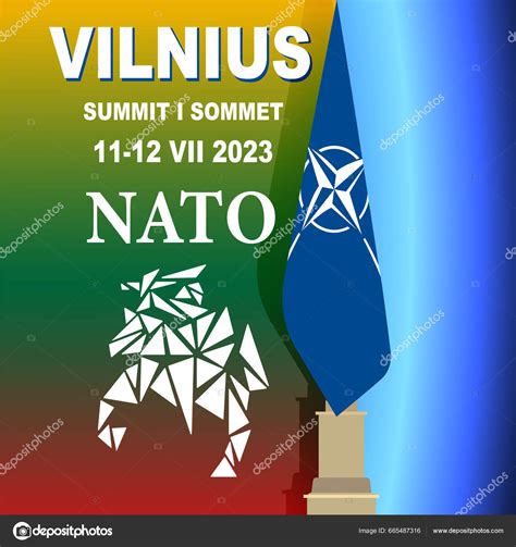 Vilnius Summit Nato Nato Summit Held Vilnius July 2023 – Stock ...