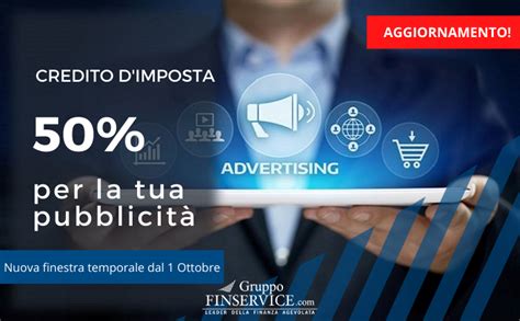 Bonus pubblicità 2021 nuova finestra ad ottobre