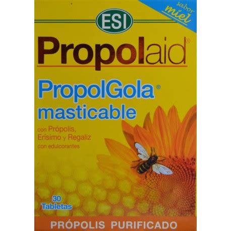 Propolgola Masticable Propolaid Sabor Miel Esi Farmacia Anna Riba