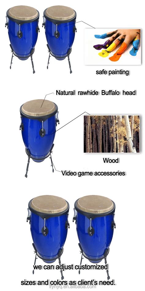 Blauwe Kleur Percussie Muziekinstrument Conga,Drum Conga - Buy Drum ...