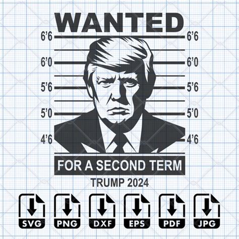 Trump Mugshot Dtf Etsy