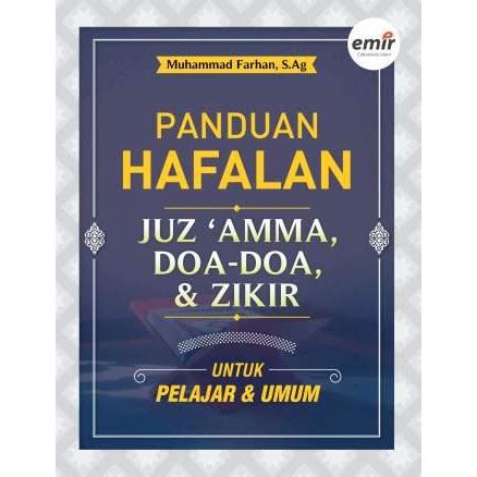 Jual PANDUAN HAFALAN JUZ AMMA DOA DOA DAN DZIKIR Shopee Indonesia