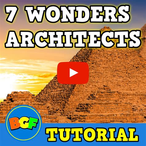 Wonders Architects Video Tutorial Board Games Francesco