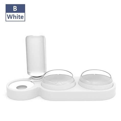 Gamelle Pour Chien B White Double Bol Pour Chat Et Chien Fontaine