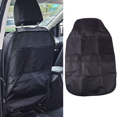 Car Seat Back Anti Kick Pad Mat Protector Cover With Storage Bag Ebay