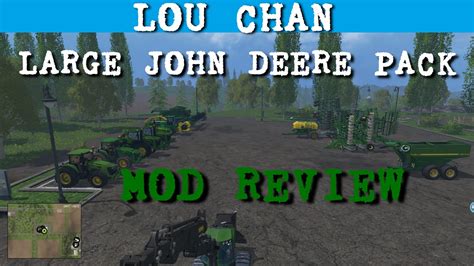 Fs15 Mod Review Large John Deere Pack Youtube