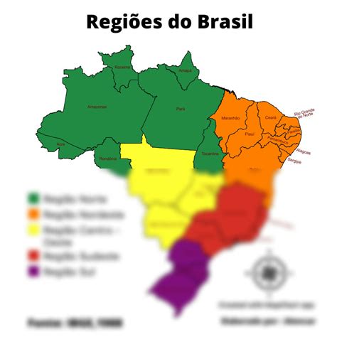 SOLUTION Mapa das Regiões do Brasil Studypool