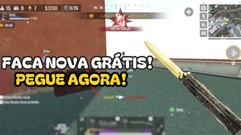 Como Pegar Faca Butterfly Gr Tis No Blood Strike Jogando No Mapa Novo