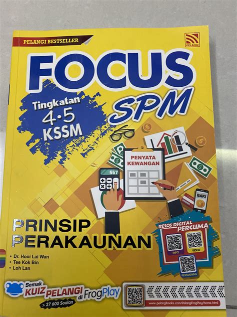 Spm Prinsip Perakaunanfocus Pelangi Hobbies And Toys Books