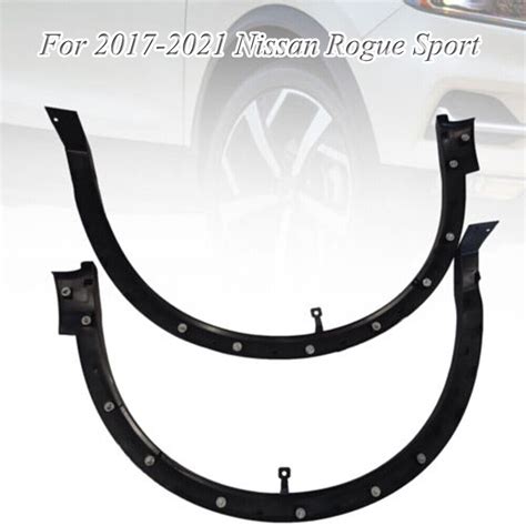 Left Right Side Front Fender Flare Trim Molding For Nissan Rogue Sport