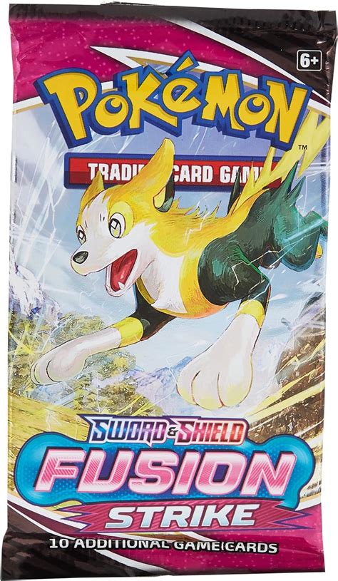 POKEMON TCG Sword And Shield Fusion Strike Booster Pack Amazon