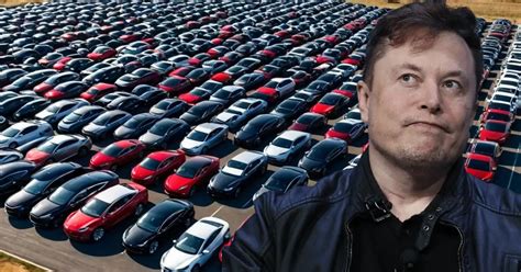 Tesla S Massive Stockpile Of Unsold Cars Is Visible From Space